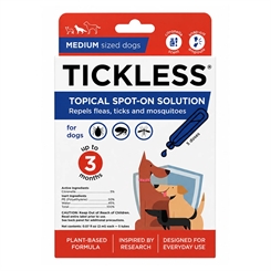 TICKLESS Topical SPOT-ON Hund 20-40kg - Medium 5x2ml